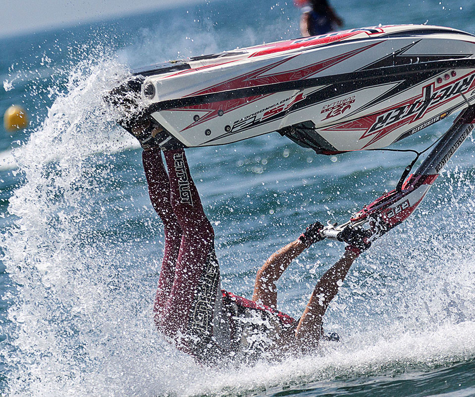 Jetskiing